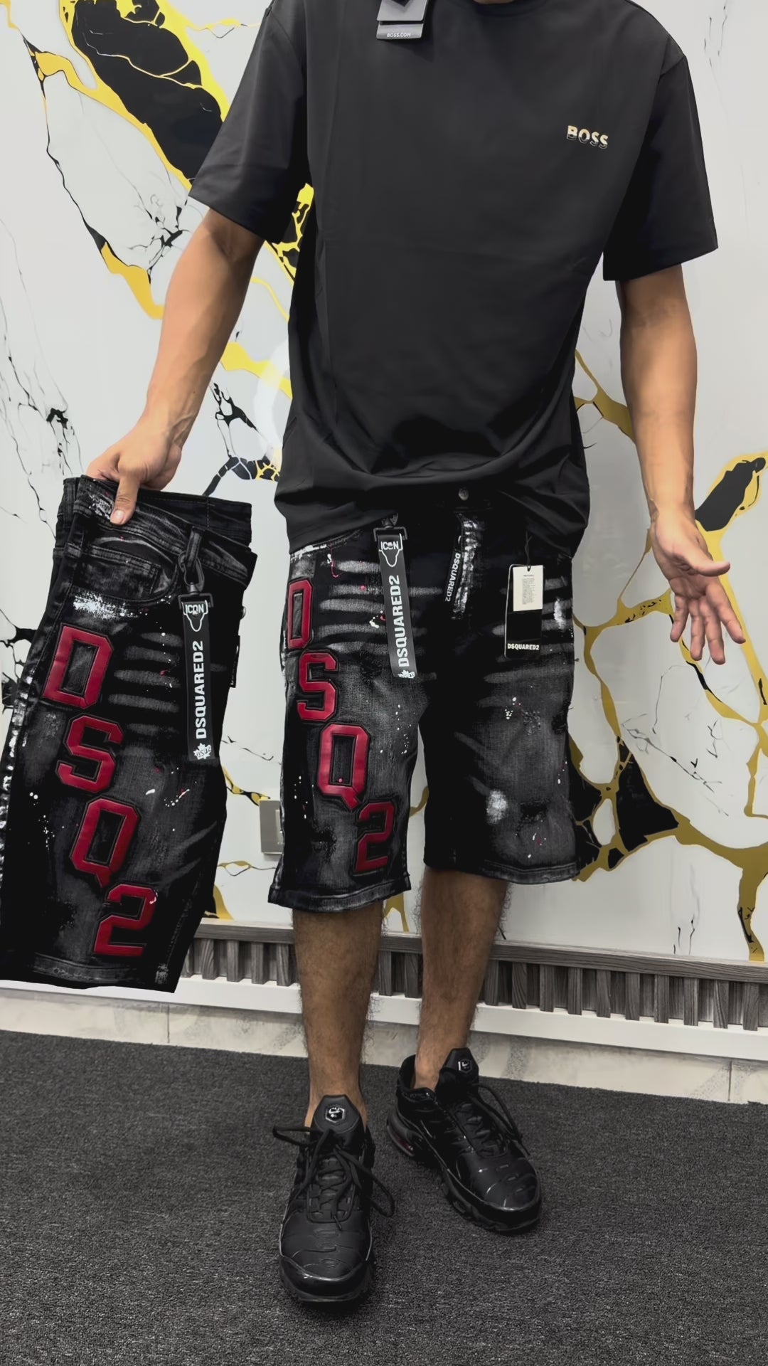 BERMUDA DSQUARED2 NEGRO URBANA