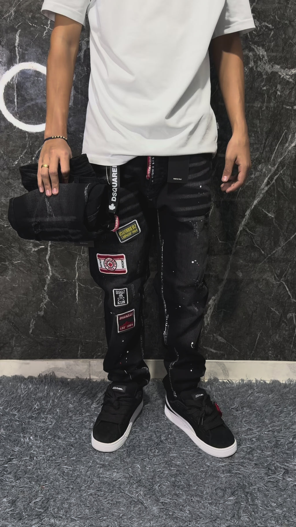JEAN DsQUARED2 NEGRO URBANO
